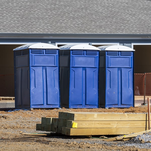 do you offer hand sanitizer dispensers inside the portable restrooms in Drury MA